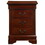 Glory Furniture Louis Phillipe G3100-3N 3 Drawer Nightstand, Cherry B078108153