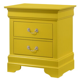 Glory Furniture Louis Phillipe G3102-N Nightstand, Yellow B078108164