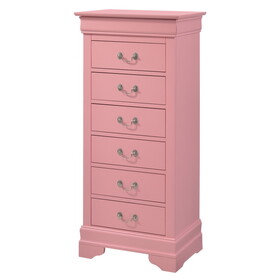 Glory Furniture Louis Phillipe G3104-LC Lingerie Chest, Pink B078108176