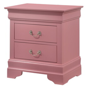 Glory Furniture Louis Phillipe G3104-N Nightstand, Pink B078108178