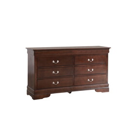 Glory Furniture Louis Phillipe G3125-D Dresser, Cappuccino B078108197