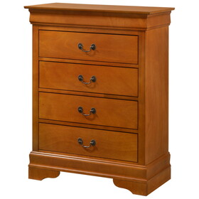 Glory Furniture Louis Phillipe G3160-BC 4 Drawer Chest, Oak B078108219