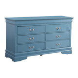 Glory Furniture Louis Phillipe G3180-D Dresser, Teal B078108229