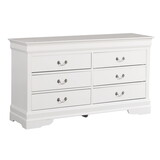 Glory Furniture Louis Phillipe G3190-D Dresser, White B078108234