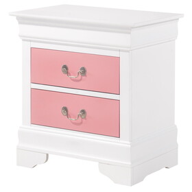 Glory Furniture Louis Phillipe G3193-N Nightstand, Pink B078108236