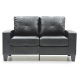 Glory Furniture Newbury G463A-L Newbury Modular Loveseat, BLACK B078108267