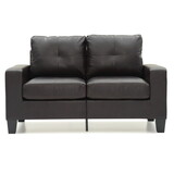 Glory Furniture Newbury G464A-L Newbury Modular Loveseat, DARK BROWN B078108271