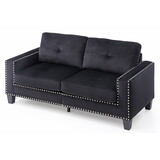 Glory Furniture Newbury G475A-S Newbury Modular Sofa, BLACK B078108282