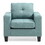 Glory Furniture Newbury G500A-C Newbury Club Chair, TEAL B078108284