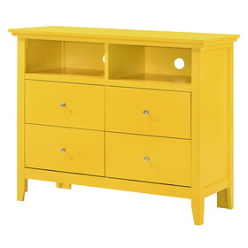 Glory Furniture Hammond G5402-TV Media Chest, Yellow B078108301