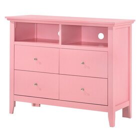 Glory Furniture Hammond G5404-TV Media Chest, Pink B078108311