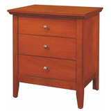 Glory Furniture Hammond G5460-N 3 Drawer Nightstand, Oak B078108325