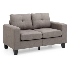 Glory Furniture Newbury G579A-L Newbury Modular Loveseat, GRAY B078108343