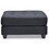 Glory Furniture Malone G635-O Ottoman, BLACK B078108356