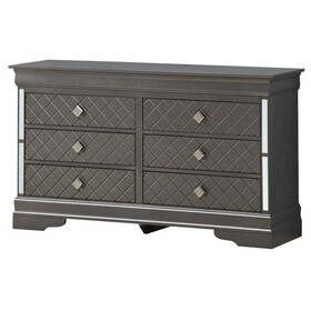 Glory Furniture Verona G6702-D Dresser, Metalic Black B078108374