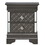 Glory Furniture Verona G6702-N Nightstand, Metalic Black B078108375