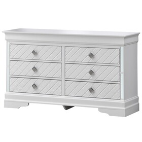 Glory Furniture Verona G6790-D Dresser, Silver Champagne B078108389