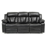 Glory Furniture Daria G683-RS Reclining Sofa, BLACK B078108399