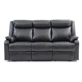 Glory Furniture Ward G761A-RS Double Reclining Sofa, BLACK B078108417