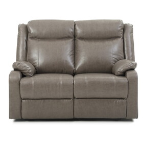 Glory Furniture Ward G763A-RL Double Reclining Love Seat, GRAY B078108422