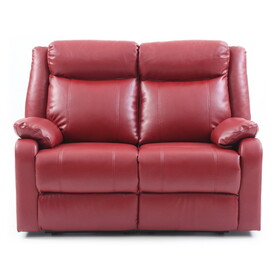 Glory Furniture Ward G765A-RL Double Reclining Love Seat, RED B078108428