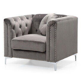 Glory Furniture Pompano G782A-C Chair, DARK GRAY B078108431