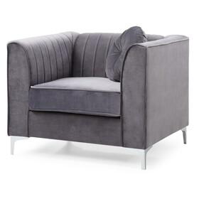 Glory Furniture Delray G790A-C Chair, GRAY B078108433