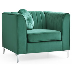 Glory Furniture Delray G792A-C Chair, GREEN B078108435
