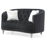 Glory Furniture Dania G853-L Loveseat, BLACK B078108485