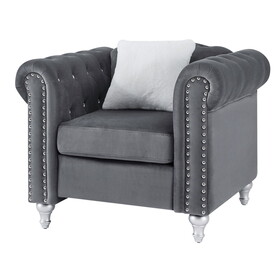 Glory Furniture Raisa G860A-C Chair, GRAY B078108490