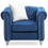 Glory Furniture Raisa G861A-C Chair, NAVY BLUE B078108491