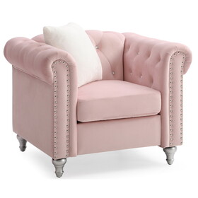 Glory Furniture Raisa G864A-C Chair, PINK B078108493