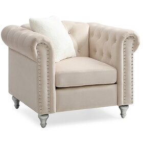 Glory Furniture Raisa G867A-C Chair, BEIGE B078108494