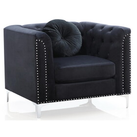 Glory Furniture Pompano G893A-C Chair, BLACK B078108501