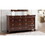 Glory Furniture Triton G9000-D Dresser, Cappuccino B078108505