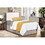 Glory Furniture Super Nova G0129-THB Twin Headboard, WHITE B078112038