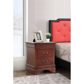 Glory Furniture LouisPhillipe G02100-N Nightstand, Cherry B078112059
