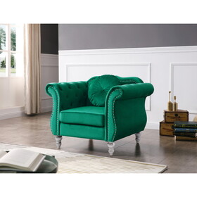 Glory Furniture Hollywood G0662A-C Chair, GREEN B078112095