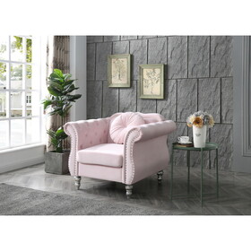 Glory Furniture Hollywood G0664A-C Chair, PINK B078112097