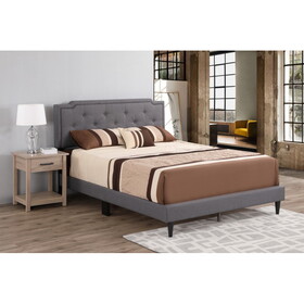 Glory Furniture Deb G1104-FB-UP Full Bed -All in One Box, GRAY B078112108