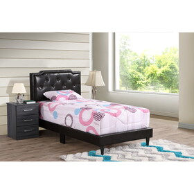 Glory Furniture Deb G1116-TB-UP Twin Bed- All in One Box, CAPPUCCINO B078112123