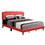 Glory Furniture Deb G1117-KB-UP King Bed - All in One Box, RED B078112125