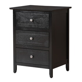 Glory Furniture Daniel G1313-N-50 3 Drawer Nightstand, Black B078112150