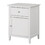 Glory Furniture Izzy G1417-N-90 1 Drawer /1 Door Nightstand, White B078112170