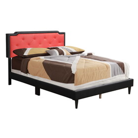 Glory Furniture Deb G1120-QB-UP Queen Bed - All in One Box, BLACK B078118234