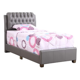 Glory Furniture Marilla G1505C-TB-UP Twin Bed, LIGHT GREY B078118245