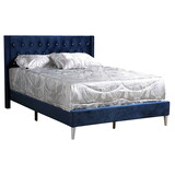 Glory Furniture Bergen G1629-KB-UP King Bed, NAVY BLUE B078118268
