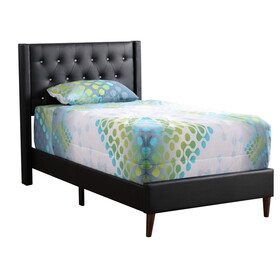 Glory Furniture Bergen G1631-TB-UP Twin Bed, BLACK B078118275