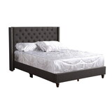 Glory Furniture Julie G1906-KB-UP King Upholstered Bed, BLACK B078118282