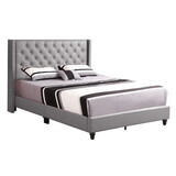 Glory Furniture Julie G1912-FB-UP Full Upholstered Bed, LIGHT GREY B078118284